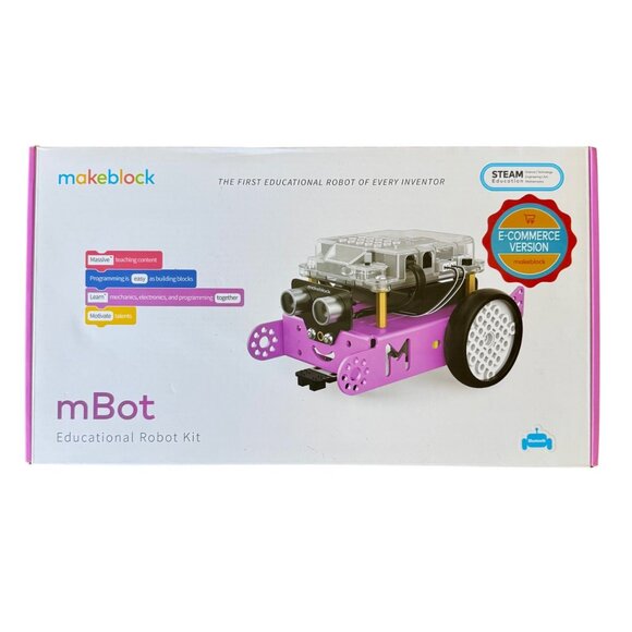 MAKEBLOCK mBot Educational Robot Kit Pink NEW Kids 8+ STEAM Toy Coding Robotics - Picture 1 of 3